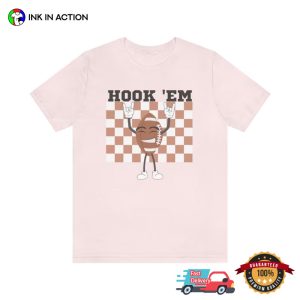 hook em University of Texas Football Vintage T Shirt 2