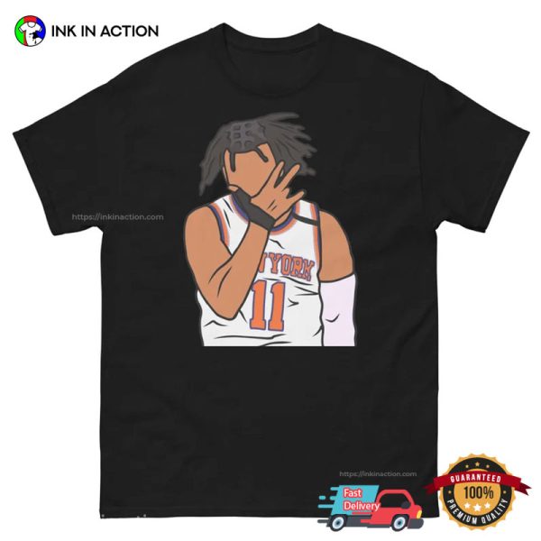 Jalen Brunson Knicks 3 Point Celebration T-Shirt