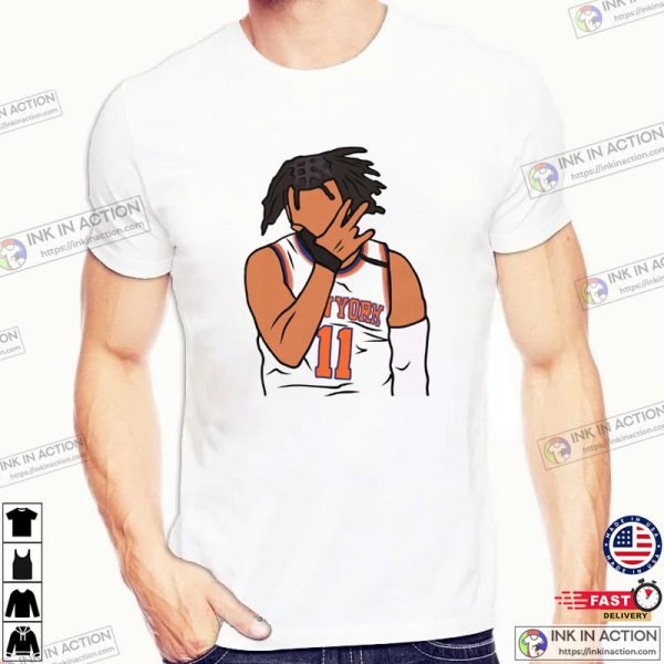 Jalen Brunson Knicks 3 Point Celebration T-Shirt