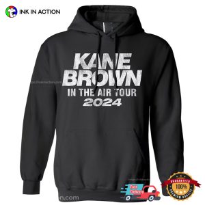 kane brown tour 2024 In The Air Schedules Music T Shirt 2