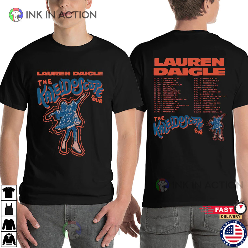 Lauren Daigle Concerts 2023 The Kaleidoscope Tour 2 Sided T-Shirt