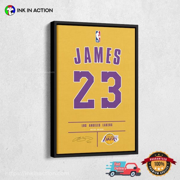 Lebron James 2023 Lakers NBA Poster