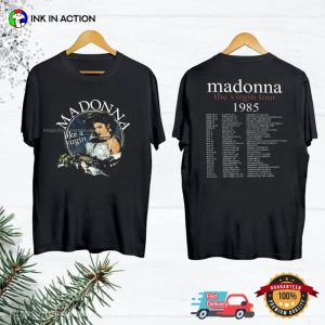 madonna 90's The Virgin Tour 1985 2 Sided T Shirt 2