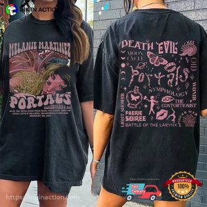 Melanie Martinez Portals Release Album Tour 2 Sided T Shirt, Melanie Martinez Merch