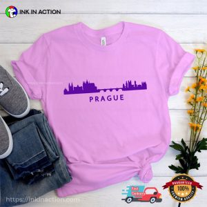 old town prague Czech,The City Of A Hundred Spires Tee 4