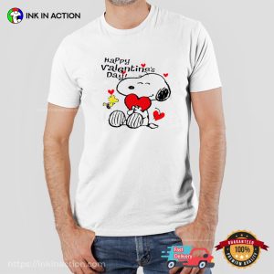 Peanuts Snoopy Happy Valentine Day Cute T-Shirt