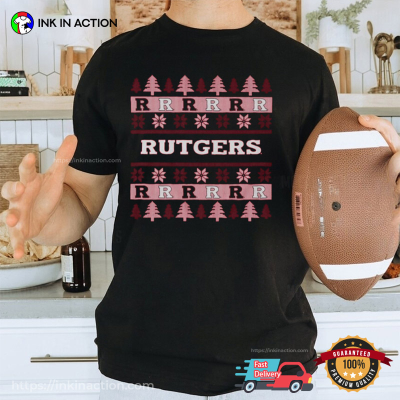 Rutgers Scarlet Knights Ugly Christmas T-shirt
