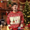 Santa Claus Reindeer We Woof You Ugly Christmas Sweaters