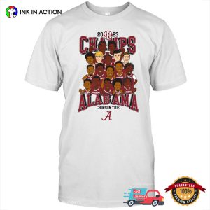 Sec Championship 2023 Alabama Crimson Tide Team 2 Sided T-shirt