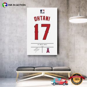 Shohei Ohtani MLB 17 Los Angeles Angels Baseball Poster
