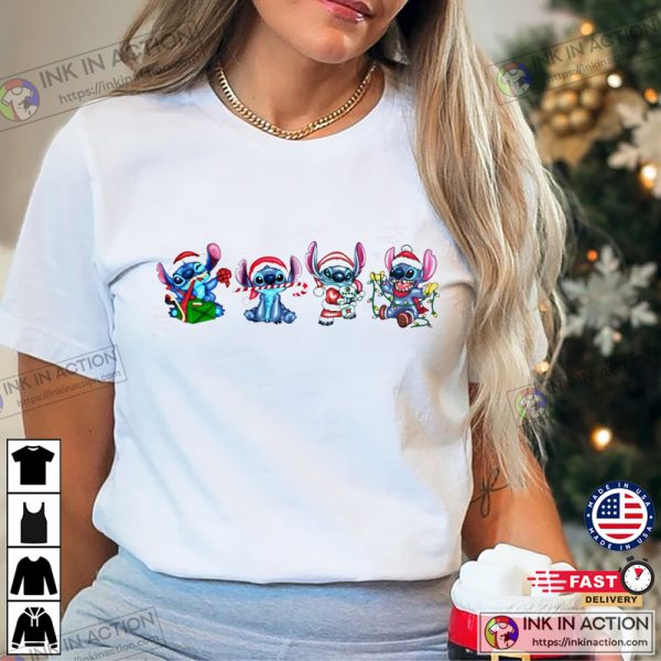 Stitch Christmas Prepare For Xmas Disney T-shirt