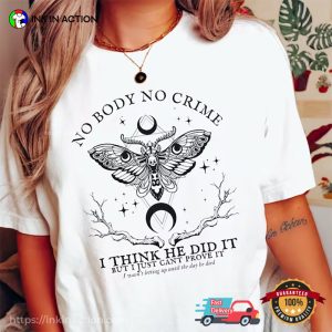 taylor swift no body no crime Lyrics Art T Shirt 2