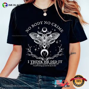 taylor swift no body no crime Lyrics Art T Shirt 3