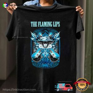 the flaming lips Skull Eagle Guitar Graphic Tee 3