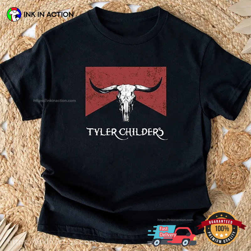 Tyler Childers Music Bullhead Vintage Western Tee