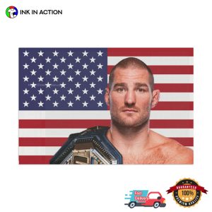 UFC Sean Strickland USA Flag