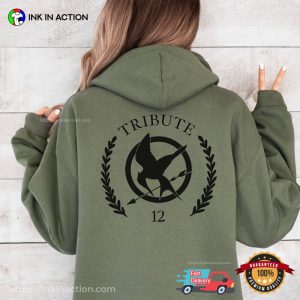 12 District Tribute the hunger games Movie T Shirt 3