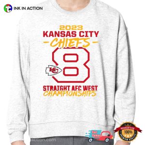 2023 Kansas City Chiefs AFC West Championship Fans T Shirt 1