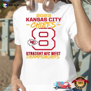 2023 Kansas City Chiefs AFC West Championship Fans T Shirt 3