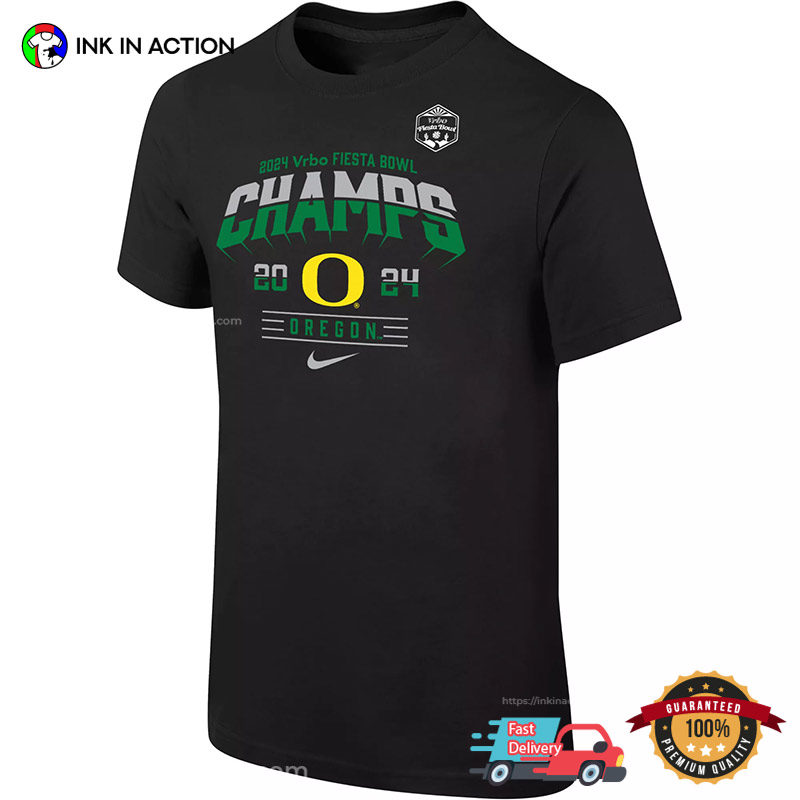 2024 Fiesta Bowl Champions Oregon T-Shirt, Oregon Ducks Football Merch