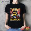 2024 Rose Bowl Game Champions Undefeated Michigan Wolverines Mascot T-Shirt