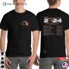 2024 Total Solar Eclipse Path April 8th North America Tour Time 2 Sided T-Shirt, Full Eclipse 2024 Merch