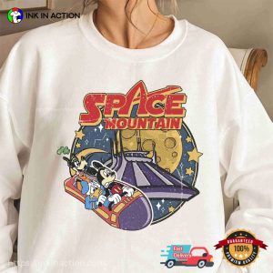 90's disney space mountain Retro Vintage T Shirt 1