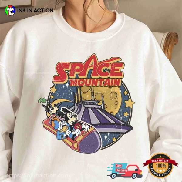 90’s Disney Space Mountain Retro Vintage T-shirt