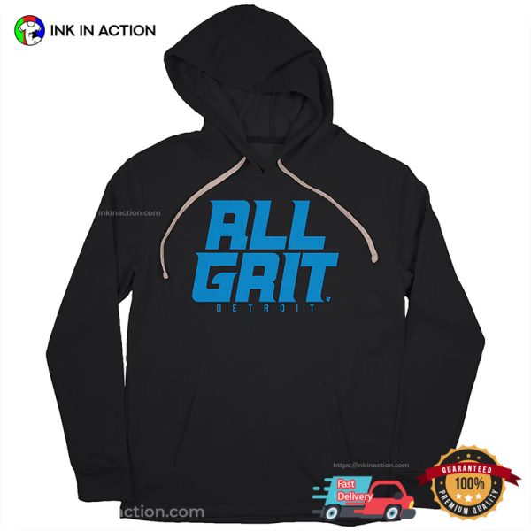 All Grit Detroit Football T-Shirt