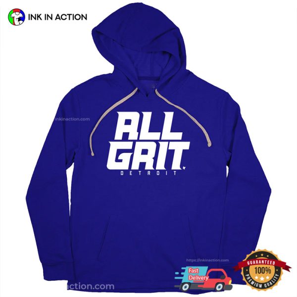 All Grit Detroit Football T-Shirt