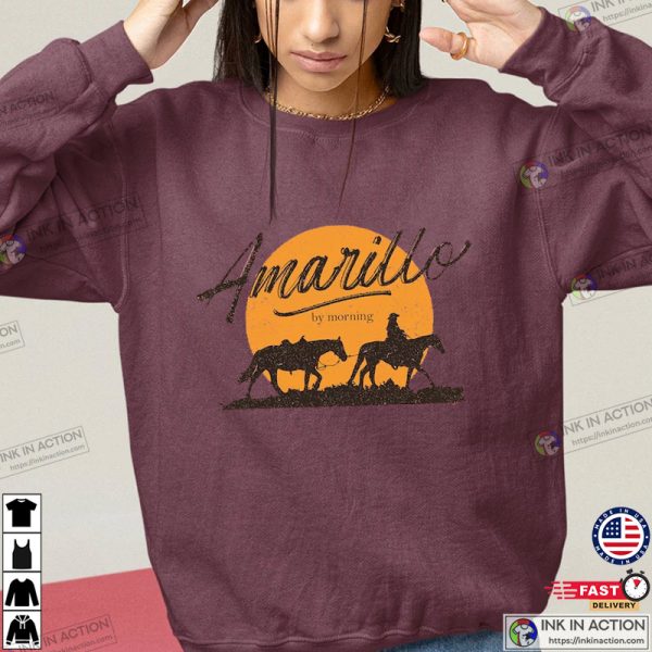 Amarillo By Morning Vintage Western Music T-Shirt, George Strait 2024 Merch