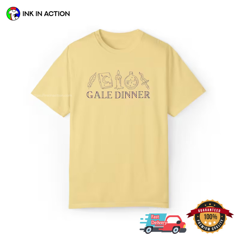 BG3 Gale Dinner Game T-Shirt, Baldur's Gate Game Merch