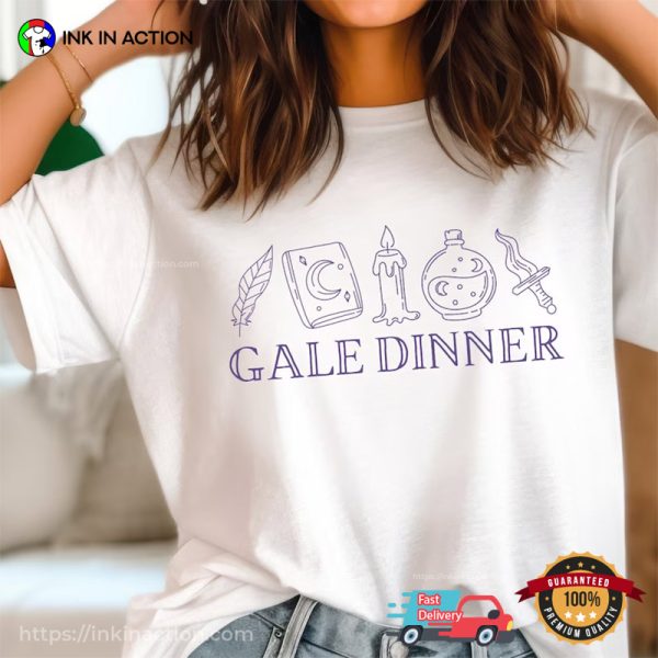 BG3 Gale Dinner Game T-Shirt, Baldur’s Gate Game Merch