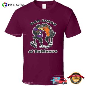 Bad Birds Of Baltimore Mascot Sport T Shirt 4