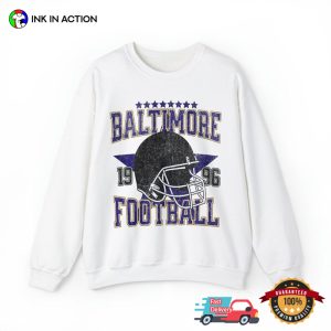 Baltimore Football 1996 Vintage NFL T Shirt, ravens super bowl Apparel 1