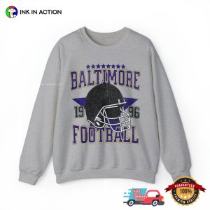 Baltimore Football 1996 Vintage NFL T Shirt, ravens super bowl Apparel 2
