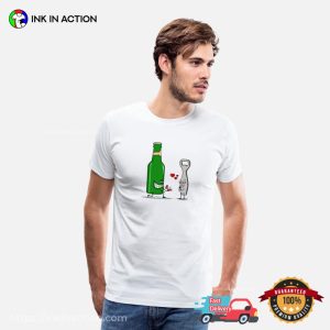 Beer Proposes Cap Opener Funny Valentine T-Shirt