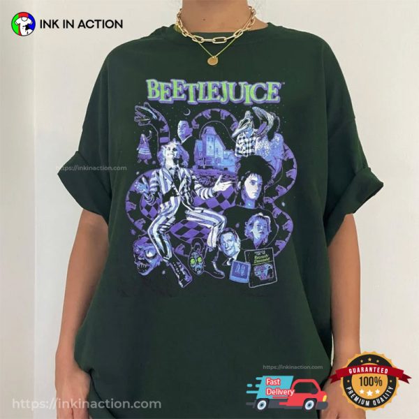 Beetlejuice 1988 Movie Vintage Horror Comfort Colors Tee