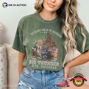 Big Thunder Mtn RailRoad Vintage Disneyland Comfort Colors T Shirt 3