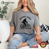 Bigfoot Rides A Mountain Bike Funny Bicycle Shirts