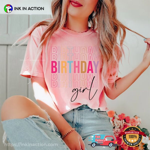 Birthday Girl Party, Young Girl Birthday Shirt