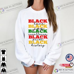 Black History Black Pride Tee, Black History Month Merch