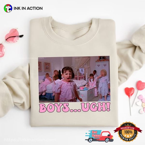 Boys… Ugh Funny The Valentine T-Shirt