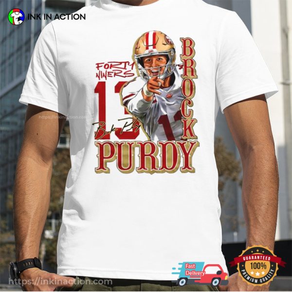 Brock Purdy 13 49ers Fan Art Signature T-Shirt
