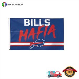 Buffalo Bills Mafia Football Team Flag