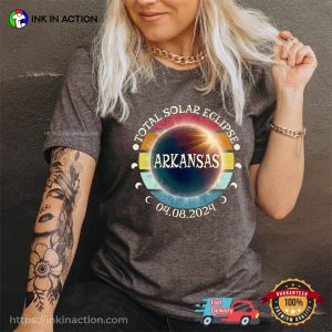 Customized Place 2024 total solar eclipse path T-Shirt. april 8 2024 solar eclipse Apparel