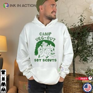 Camp Veg Out Soy Scouts Animation T Shirt 1