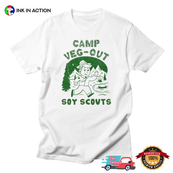 Camp Veg – Out Soy Scouts Animation T-Shirt