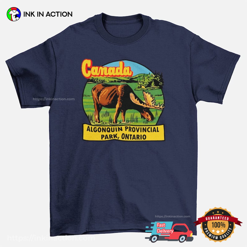 Canada Algonquin Provincial Park Vintage T-Shirt