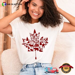 Canada Proud Maple Leaf T-Shirt, Family Day Canada Merch